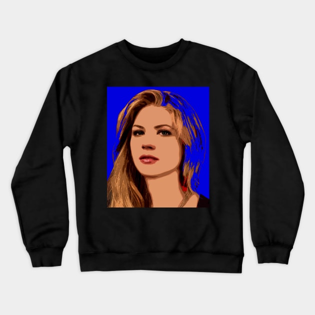 katheryn winnick Crewneck Sweatshirt by oryan80